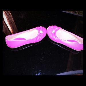 Kids fuchsia shoe